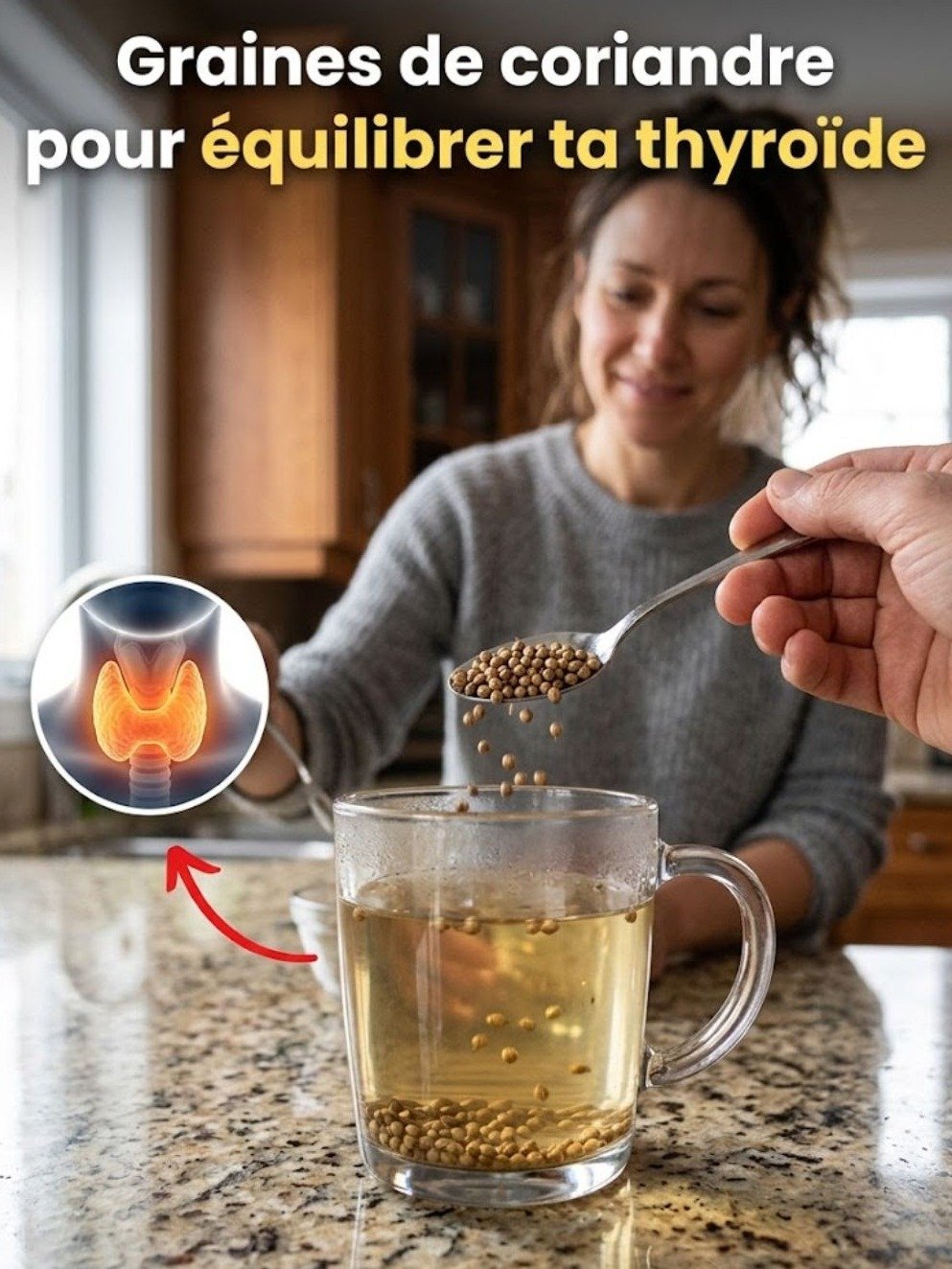 Le Secret Oublié : 6 Habitudes Simples + L'Astuce Coriandre pour Réveiller Votre Thyroïde Après 50 Ans (Ne Passez Pas À Côté !)