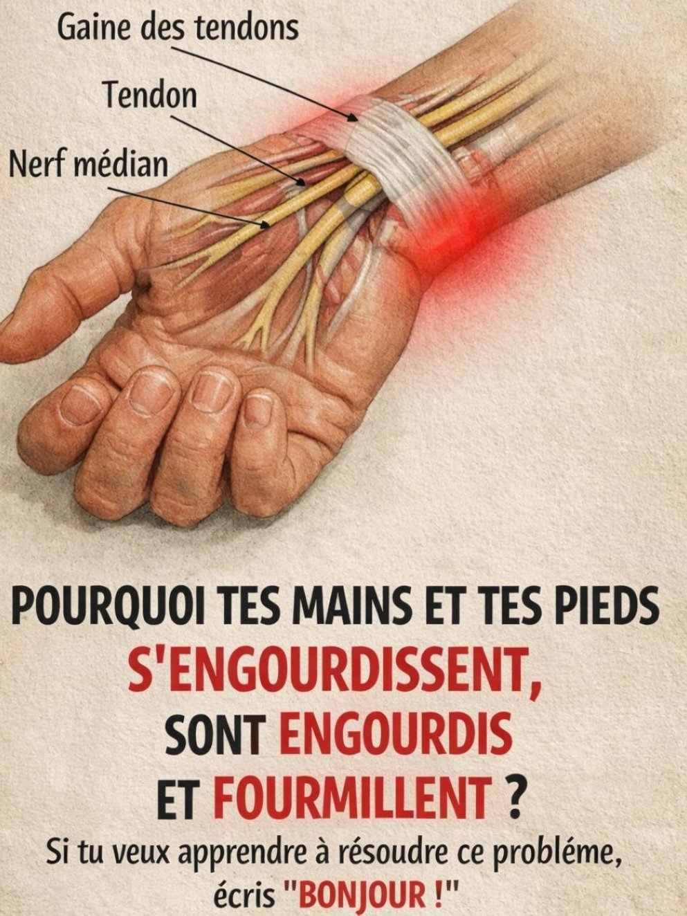 Mains qui s'endorment : Le signal d'alarme que 90% des gens ignorent (et 5 remèdes naturels IMMÉDIATS !)