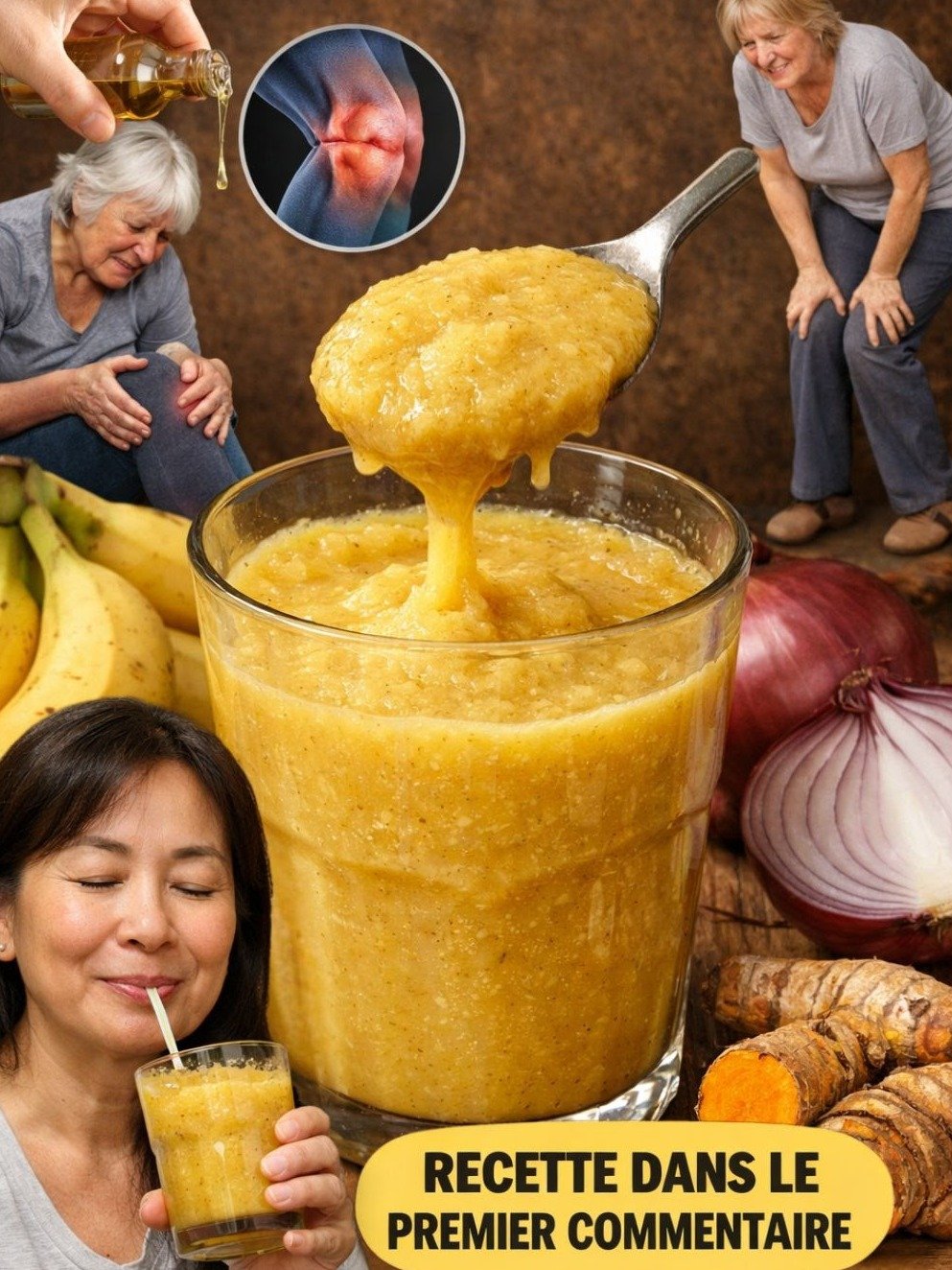 Le Remède Inattendu : Banane, Oignon, Curcuma – La Combinaison Secrète Qui Va Transformer Vos Articulations et Vos Os !