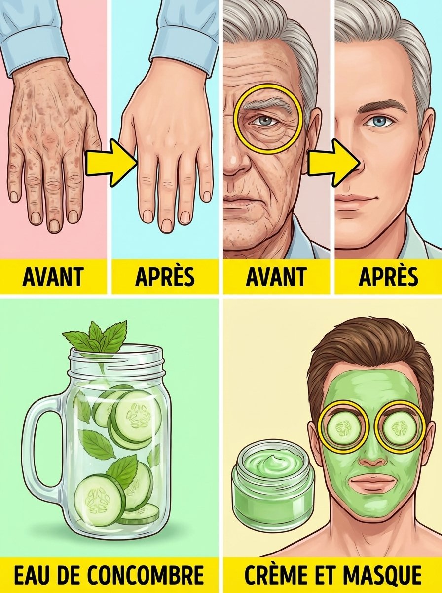 Le Secret Anti-Âge Ultime : 5 Astuces Révélées pour Effacer Vos Rides avec un Simple Concombre (Avant qu'il ne soit trop tard !)