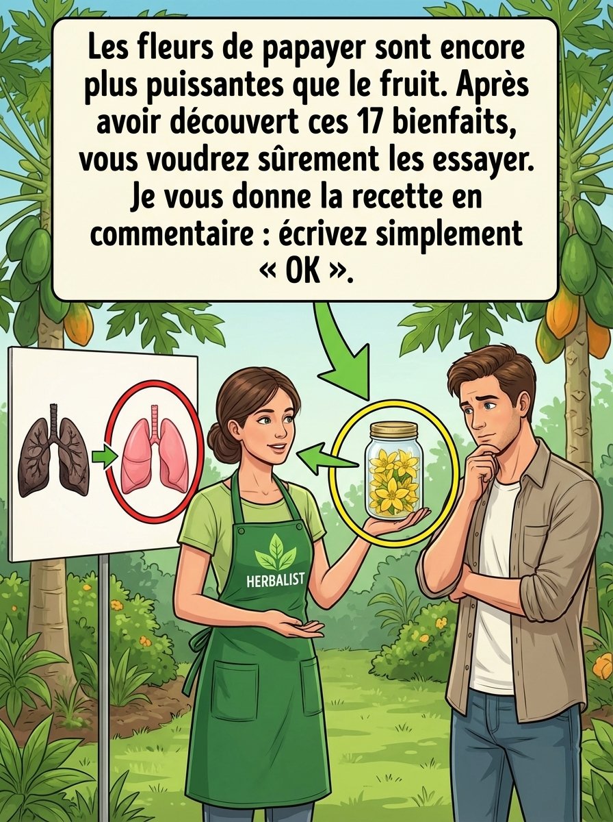 Le Secret Oublié pour une Vitalité Éclatante Après 30 Ans : 17 Bienfaits des Fleurs de Papaye à Découvrir Absolument !