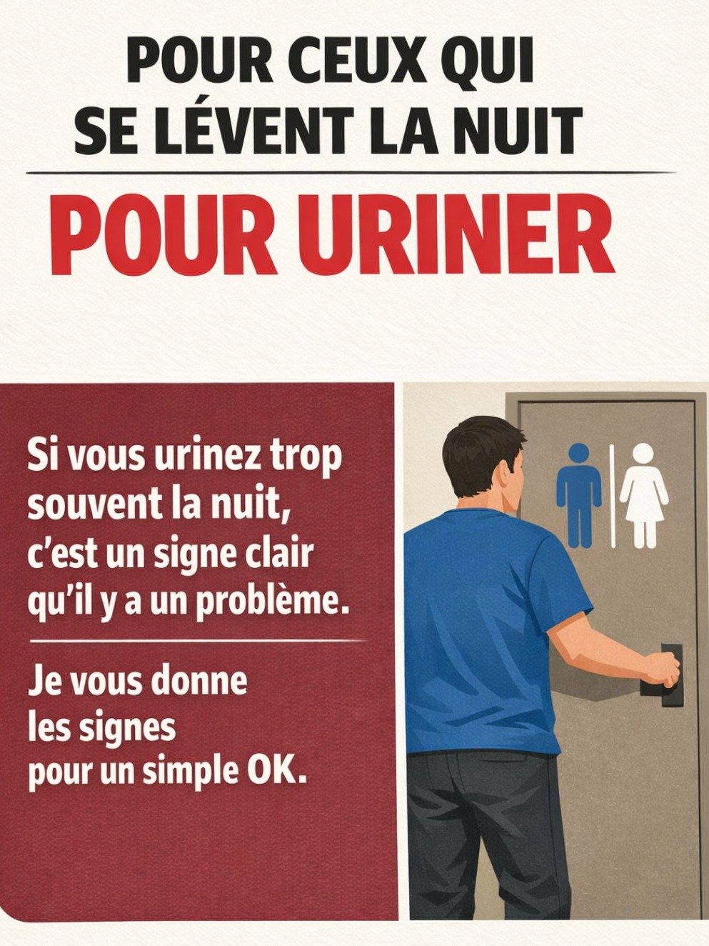 Vous vous levez souvent la nuit pour uriner ? Voici ce que votre corps essaie de vous dire (et comment y remédier AVANT qu'il ne soit trop tard !)