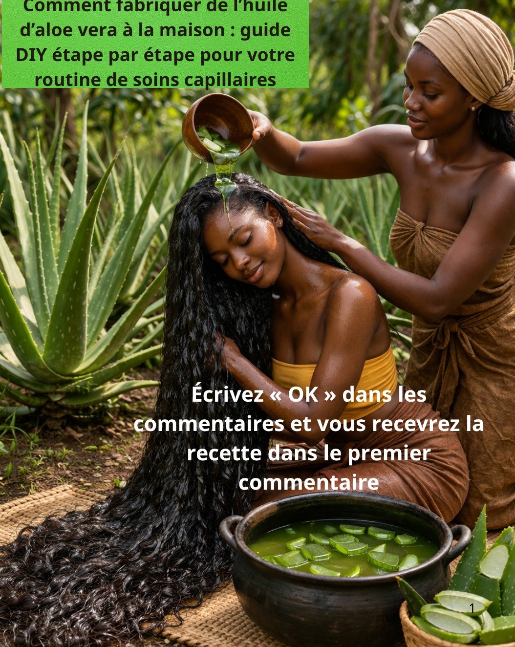Le Secret Viral pour des Cheveux de Rêve : Préparez Votre Huile d'Aloe Vera Maison en 5 Étapes Simples (Adieu Frisotis et Sécheresse) !