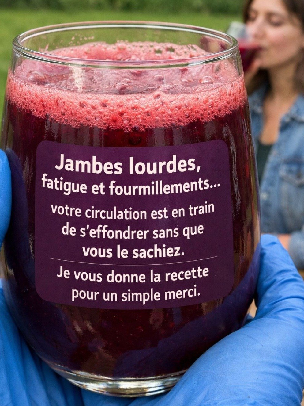 Jambes Lourdes, Fatigue Constante ? Ce Secret Violet Révèle Que Votre Circulation Est En Détresse ! (Le Remède Naturel Ultime)
