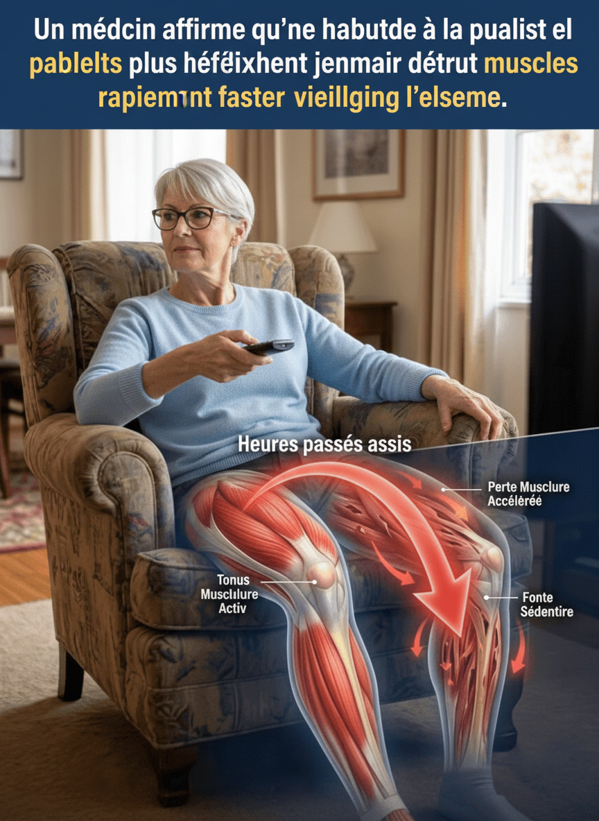 La sédentarité prolongée après 60 ans affaiblit-elle silencieusement vos muscles des jambes ?