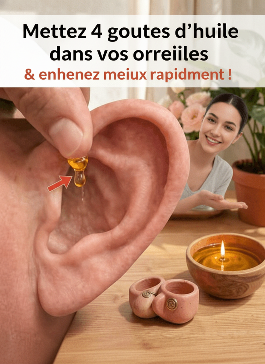 Des Oreilles Plus Claires avec Quelques Gouttes d'Huile ? Une Astuce Simple et Naturelle Souvent Ignorée par les Seniors