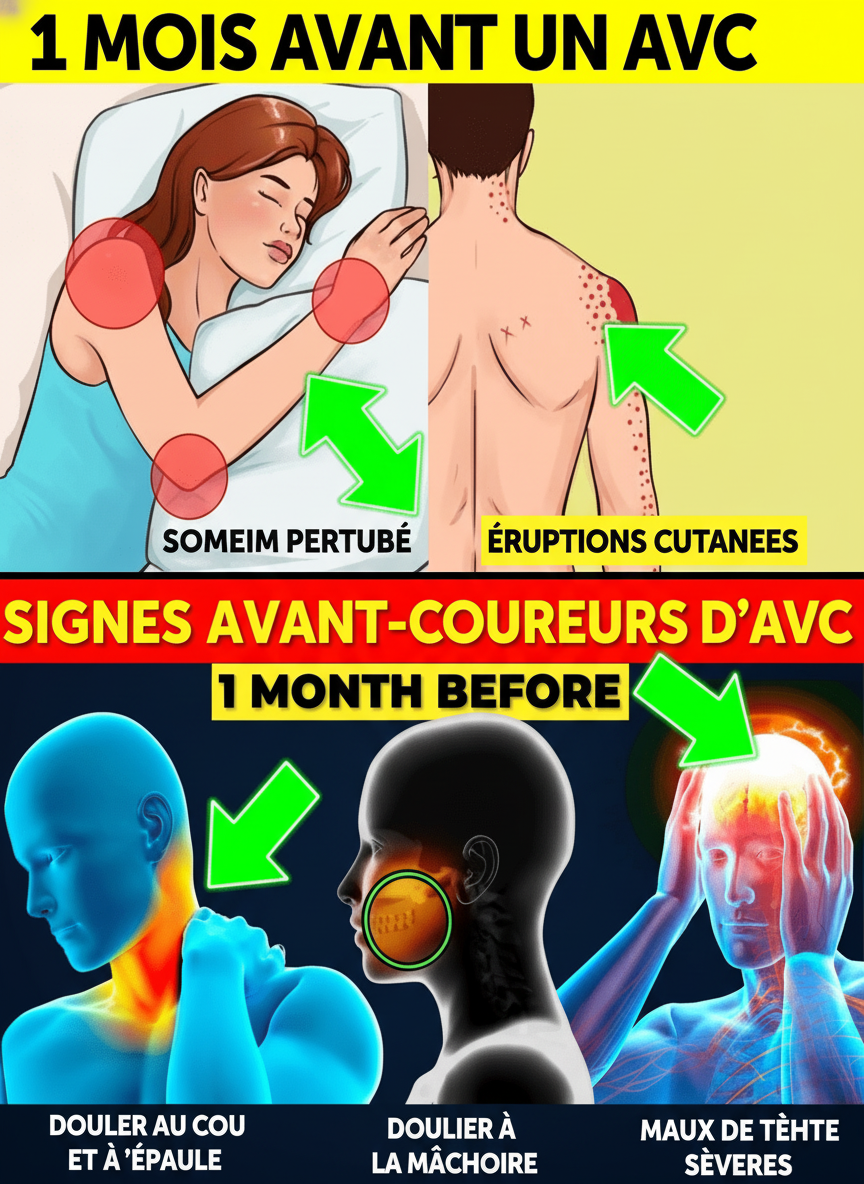 Alerte : 7 Signes Silencieux Qui Peuvent Précéder un AVC Jusqu'à un Mois – Ne Les Ignorez Pas !