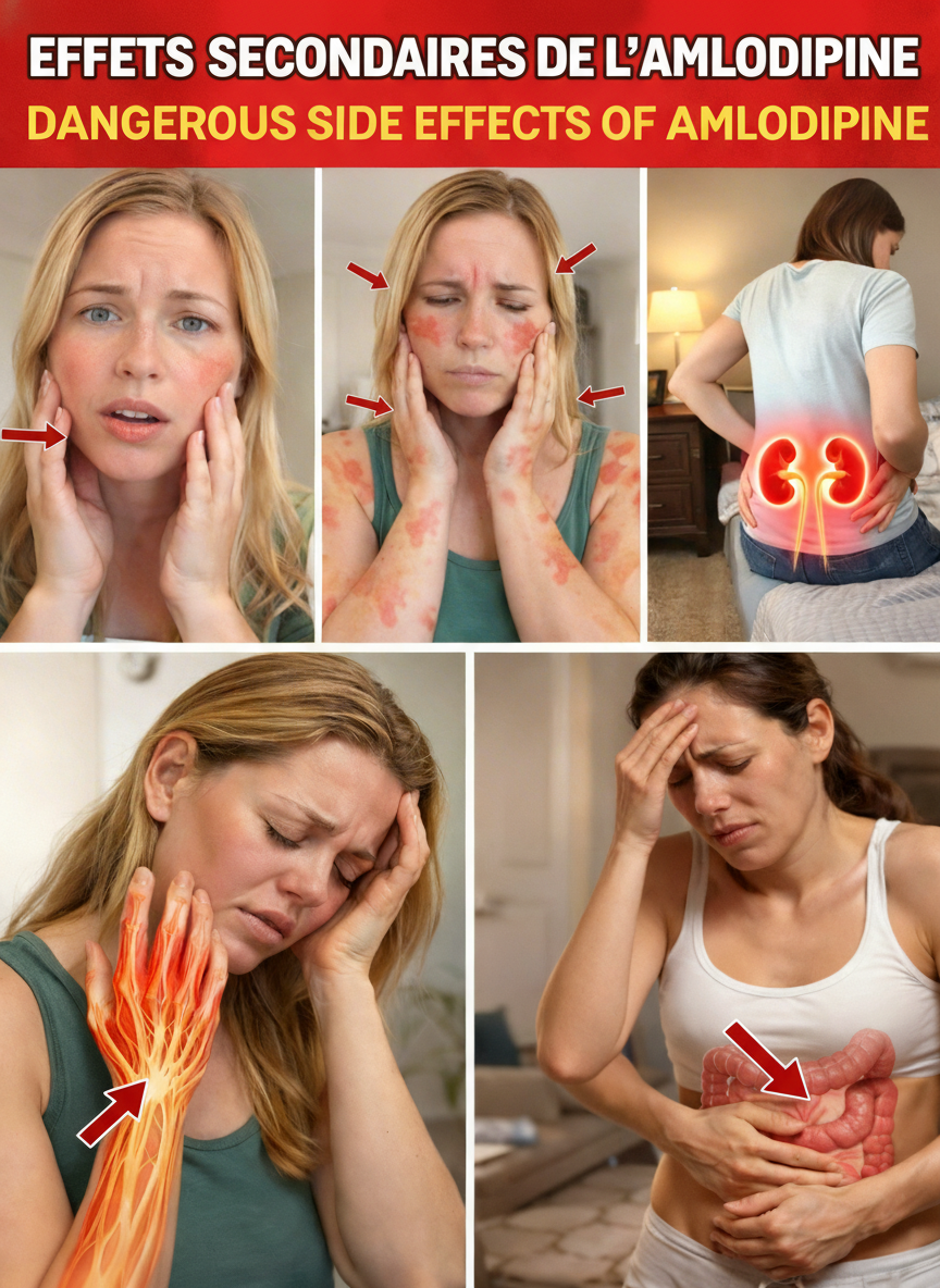Amlodipine : 12 Effets Secondaires Cruciaux à Surveiller et à Ne Jamais Sous-Estimer