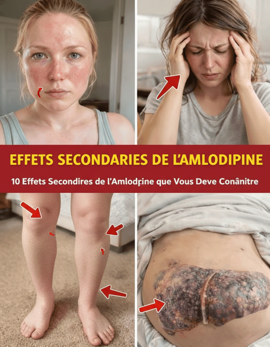 12 Effets Secondaires Moins Connus de l'Amlodipine : Ce Que Vous Devez Savoir pour une Utilisation Quotidienne Plus Sûre