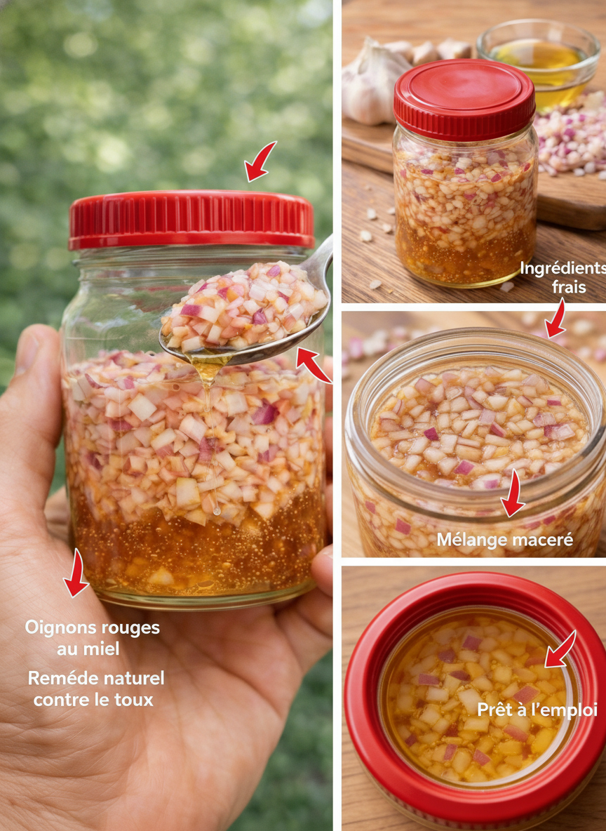 Découvrez une Habitude Quotidienne Simple : Le Mélange Gingembre, Oignon, Ail, Citron et Miel Râpés – Une Cuillère à Café par Jour