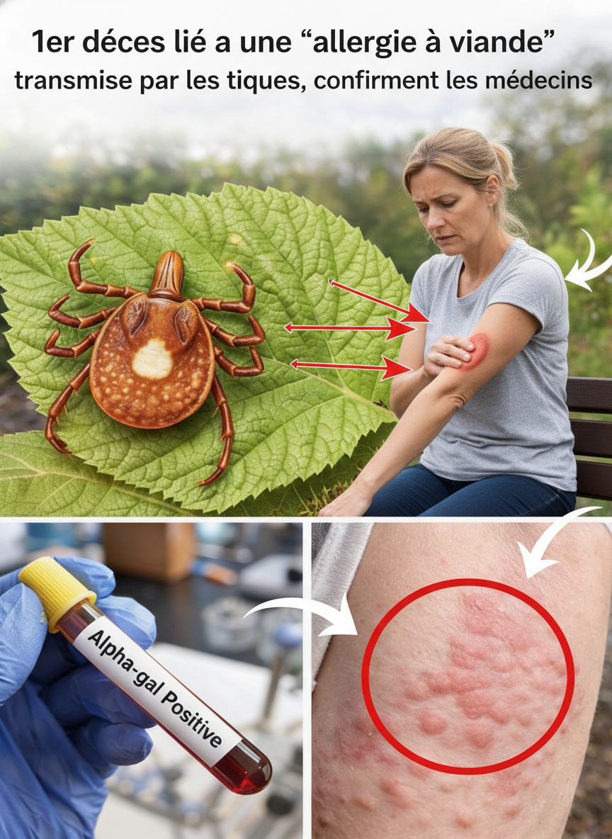 Syndrome Alpha-Gal : Un repas de bœuf fatal après une piqûre de tique. Les médecins révèlent la cause inattendue d'une anaphylaxie mortelle.