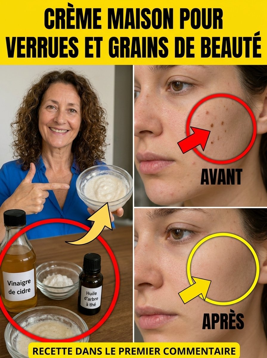 Le Secret Révélé : Dites ADIEU aux Verrues et Grains de Beauté avec Ce Remède Maison Viral (3 Ingrédients Simples !)