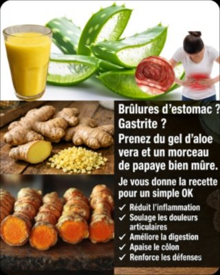 Le Jus 'Miracle' Anti-Inflammation : Dites Adieu aux Douleurs Articulaires et au Côlon Irrité avec l'Aloe, le Gingembre et le Curcuma !