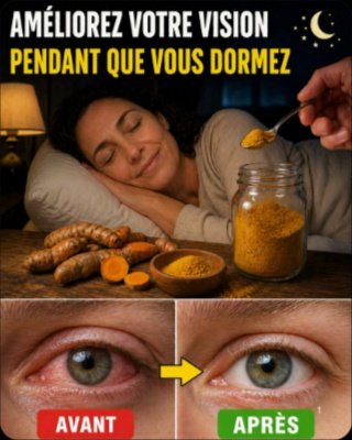 Après 60 Ans : Ce Secret Nocturne au Curcuma Que Personne Ne Vous Dit Pour Protéger Votre Vue !
