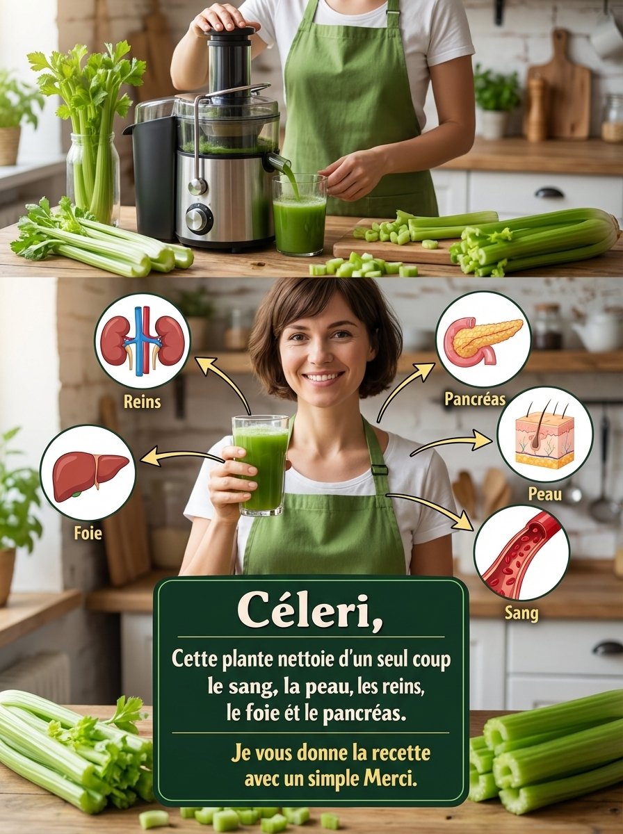 STOP ! Vous Utilisez Mal le Céleri ! Découvrez LA Méthode Secrète pour Purifier Votre Sang, Reins et Foie en Profondeur