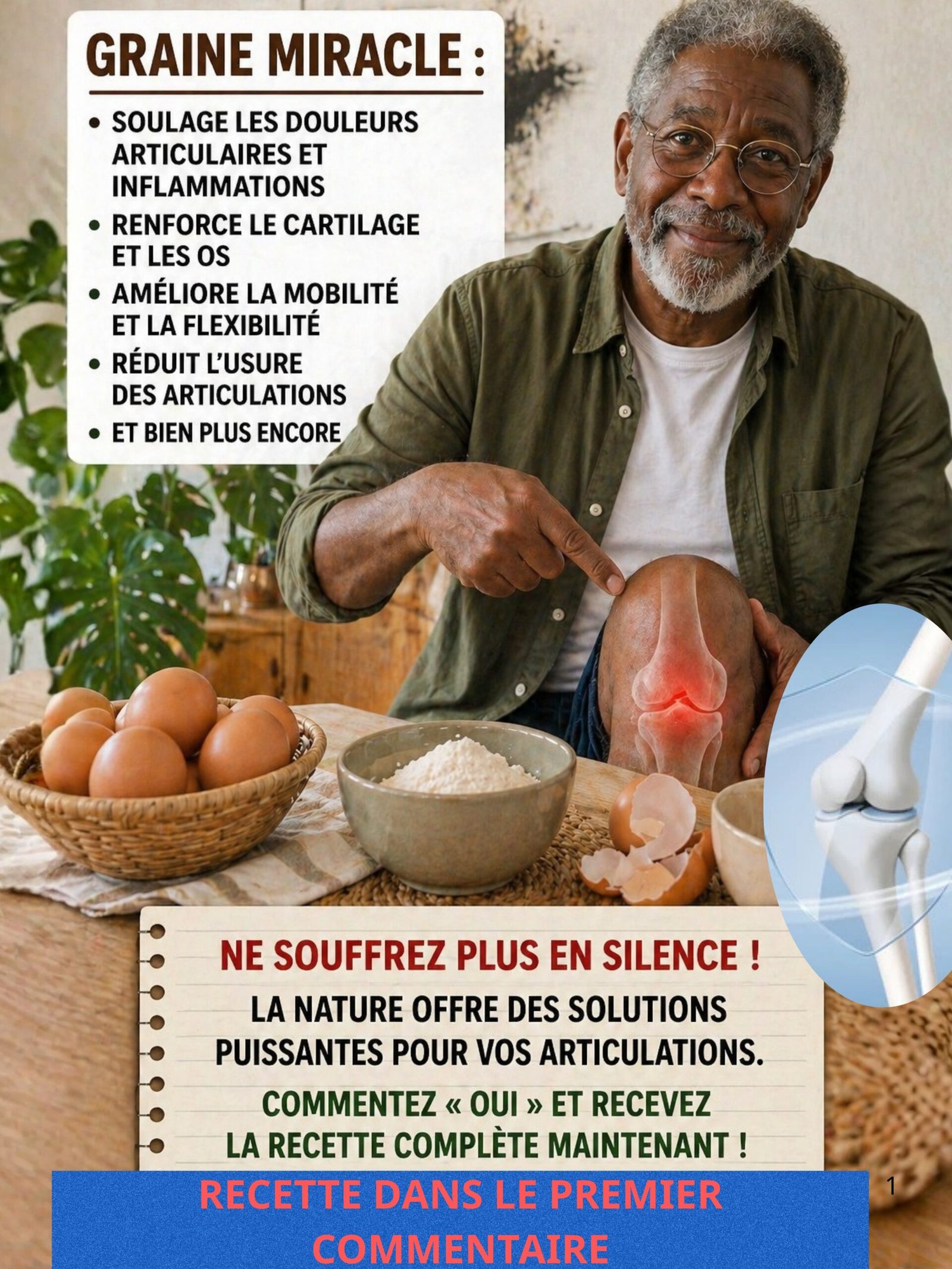 Le Secret Choc des Coquilles d'Œuf : L'Erreur fatale que vous faites et qui DÉTRUIT vos genoux sans le savoir !