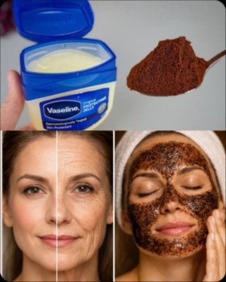 Le Masque Viral Café & Vaseline : Le Secret Anti-Âge à 2 Ingrédients qui Va Lisser Vos Rides en 10 Minutes !