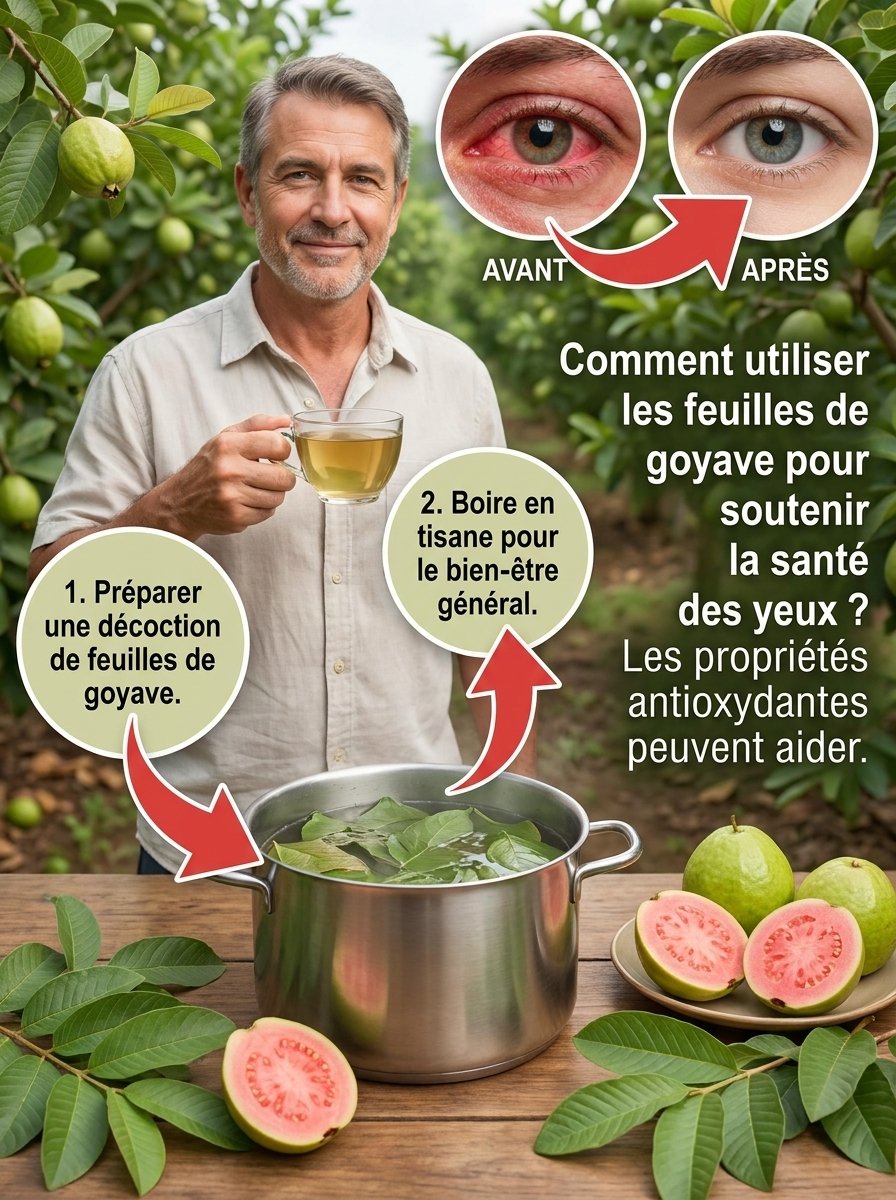 Le Secret Insoupçonné de la Goyave : Révélez des Yeux Éclatants avec Ce Remède Naturel Étonnant !