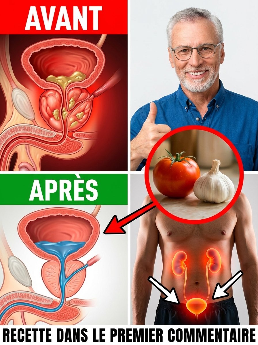 N'ignorez PLUS ces Symptômes ! Une Boisson Simple à la Tomate et à l'Ail pour une Prostate "Comme Neuve" - Le Secret Révélé !