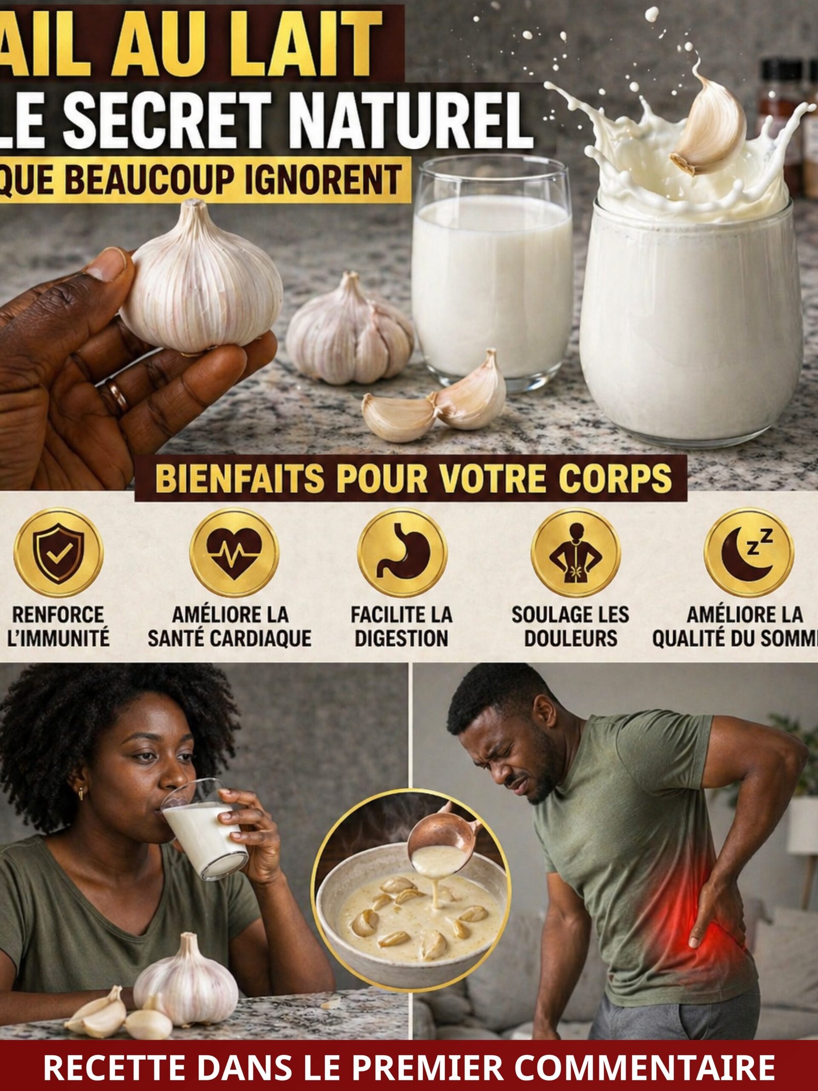 Le Secret Millénaire du Lait à l'Ail : Ce que VOUS devez Savoir Avant de Boire Cette Boisson Controverse !