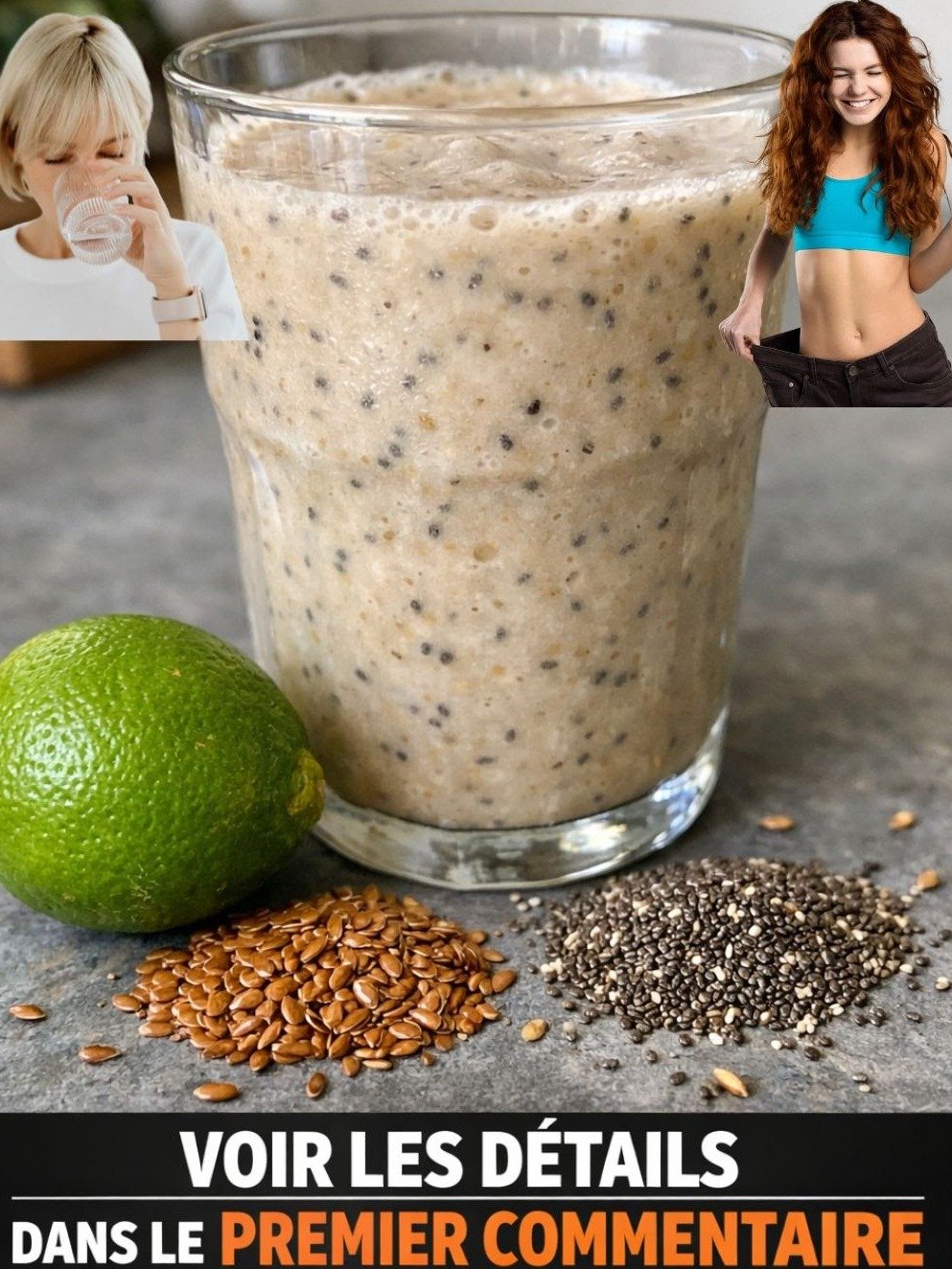 Le Secret Révélé : Dégonflez Votre Ventre et Dites Adieu à la Graisse Abdominale en 7 Nuits avec ce Mélange Naturel de Chia et Lin !