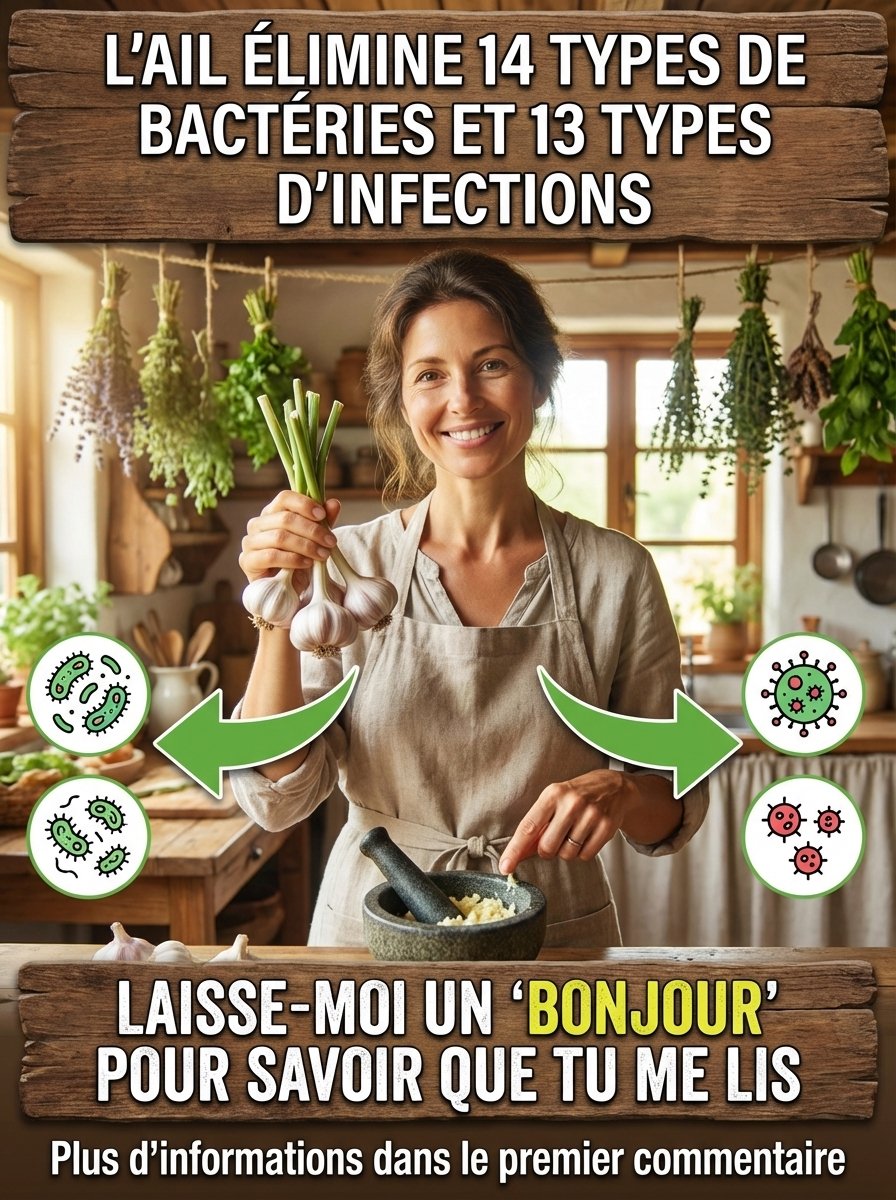 Révélation : L'Ail Éradique 14 Bactéries et 13 Infections ! Découvrez Le Plus Puissant Antibiotique Naturel Que Vous DEVEZ Avoir Chez Vous