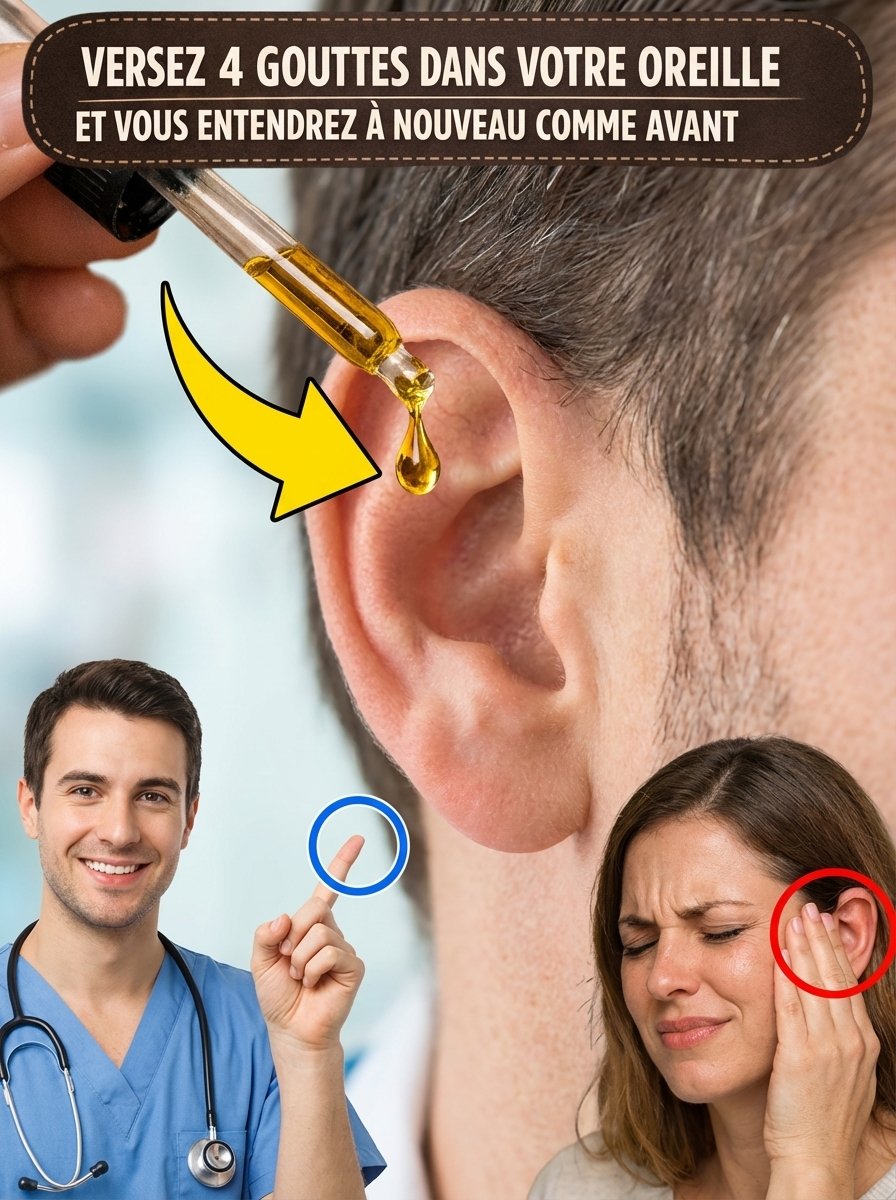 Le Secret Que Personne Ne Vous Dit : Ces 4 Gouttes Révolutionnaires Peuvent Restaurer 90% de Votre Audition Avant Qu'il Ne Soit Trop Tard !