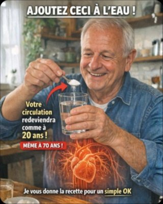 Révélation Choc : Si vous avez plus de 60 ans, ne buvez PLUS jamais d'eau seule ! Ce minéral simple va transformer vos jambes lourdes.