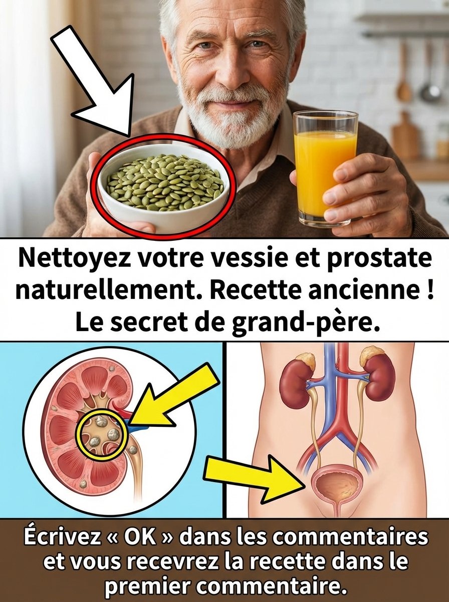N'IGNOREZ PAS ce que les Graines de Courge Font à Votre Prostate et Vessie après 40 Ans ! Le Remède Secret Révélé