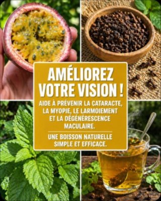 Oubliez la vision floue ! Ce secret naturel à 3 ingrédients va changer votre vie (et vos yeux) pour toujours.