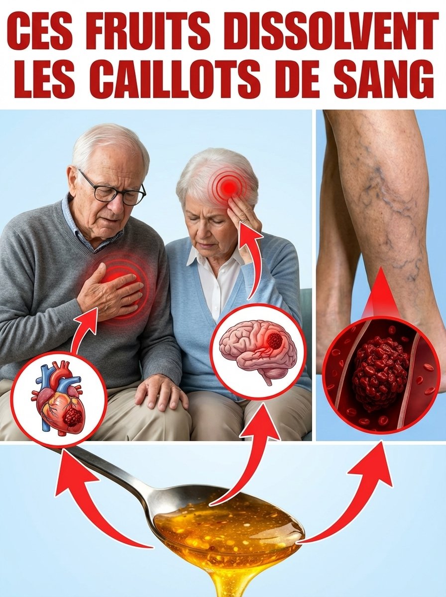 Révélation Choc : Ces 8 Fruits Puissants Dissolvent Naturellement les Caillots Sanguins et Protègent Votre Cœur !