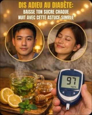 Le Secret Nocturne Révélé : Un Verre d'Eau Citron-Menthe Avant de Dormir Peut-il Vraiment Transformer Votre Glycémie Matinale ?