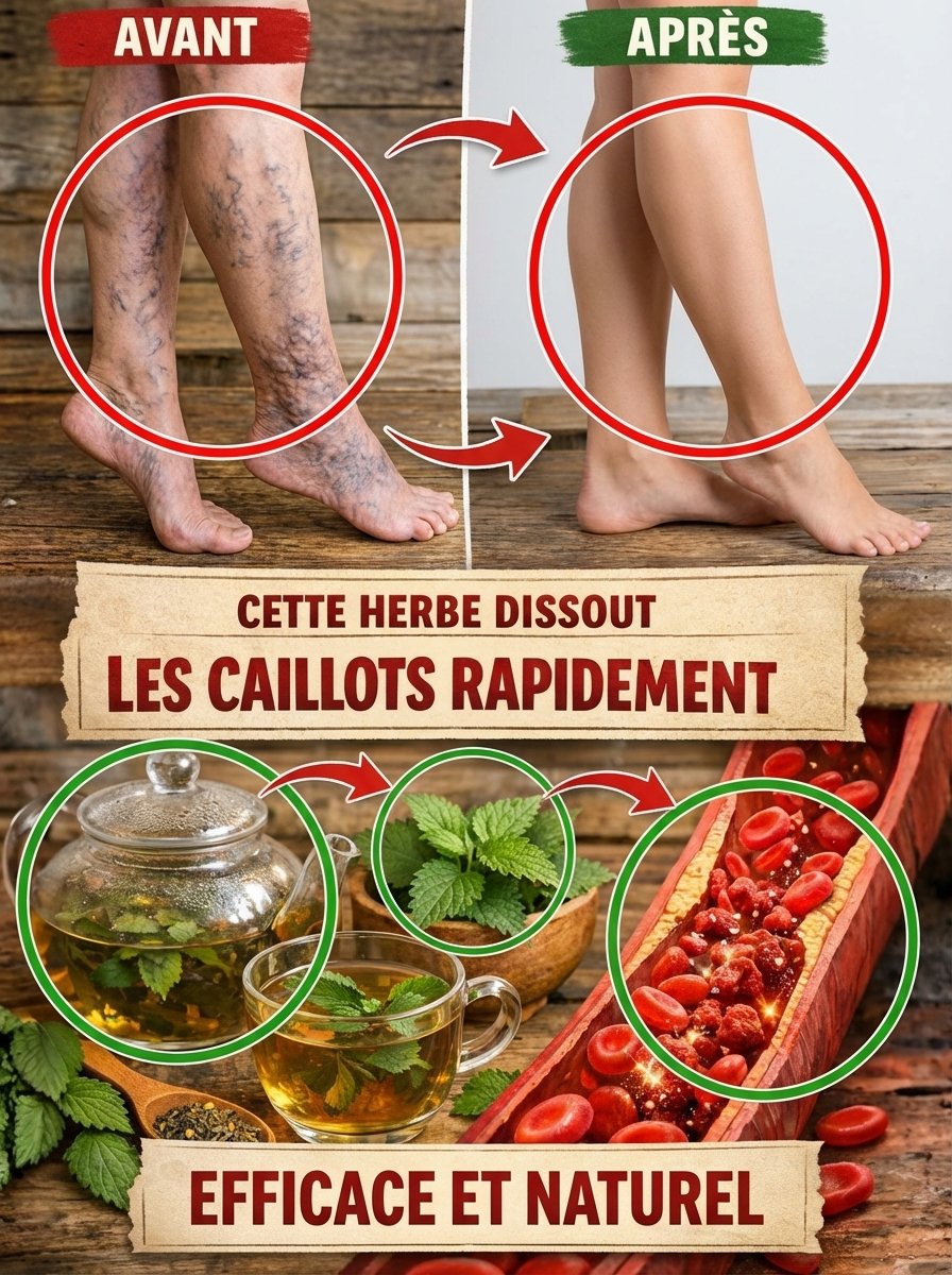 Jambes Lourdes ? Oubliez tout ! Voici les 3 RECETTES D'HERBES SECRÈTES pour une Circulation INCROYABLE et des Jambes Renforcées !