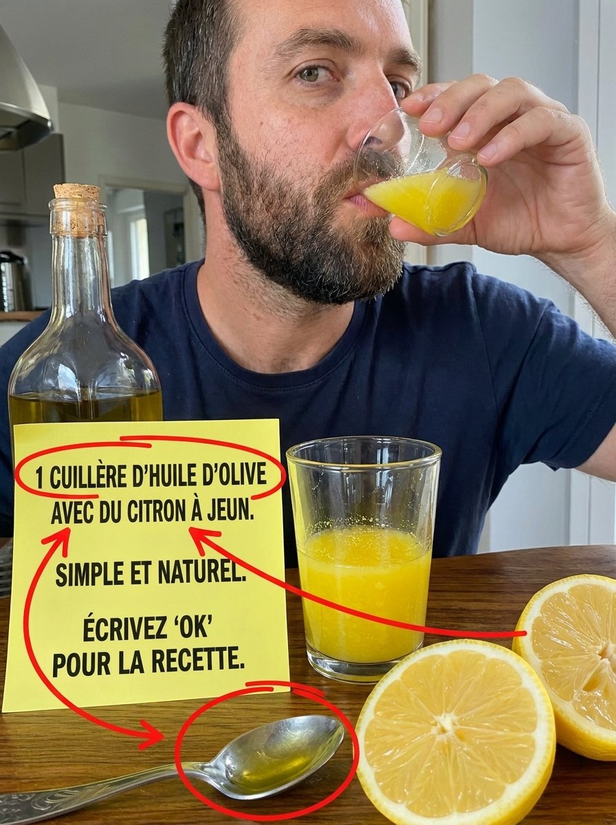 Le Secret Matinal Révélé : Pourquoi 1 Cuillère d'Huile d'Olive et de Citron à Jeun Pourrait Tout Changer pour Votre Santé !