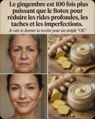 Le Gingembre : Le Secret ANTI-ÂGE Naturel que les Dames de 45+ S'Arrachent pour une Peau Rajeunie et Éclatante !