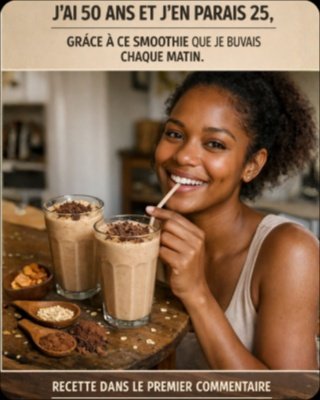 Le SECRET Anti-Âge Révélé : Buvez CE Smoothie et Rajeunissez de 20 Ans (Vos Amis Seront CHOQUÉS !)