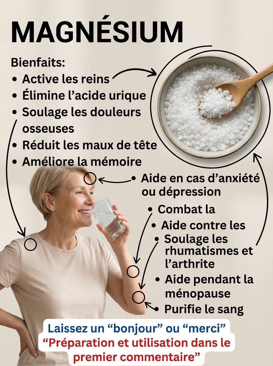 Manque d'Énergie ? Stress ? Sommeil Agité ? Découvrez Le Secret Simple Qui Va TOUT Changer : Pourquoi Le Magnésium Est INDISPENSABLE Chaque Jour !