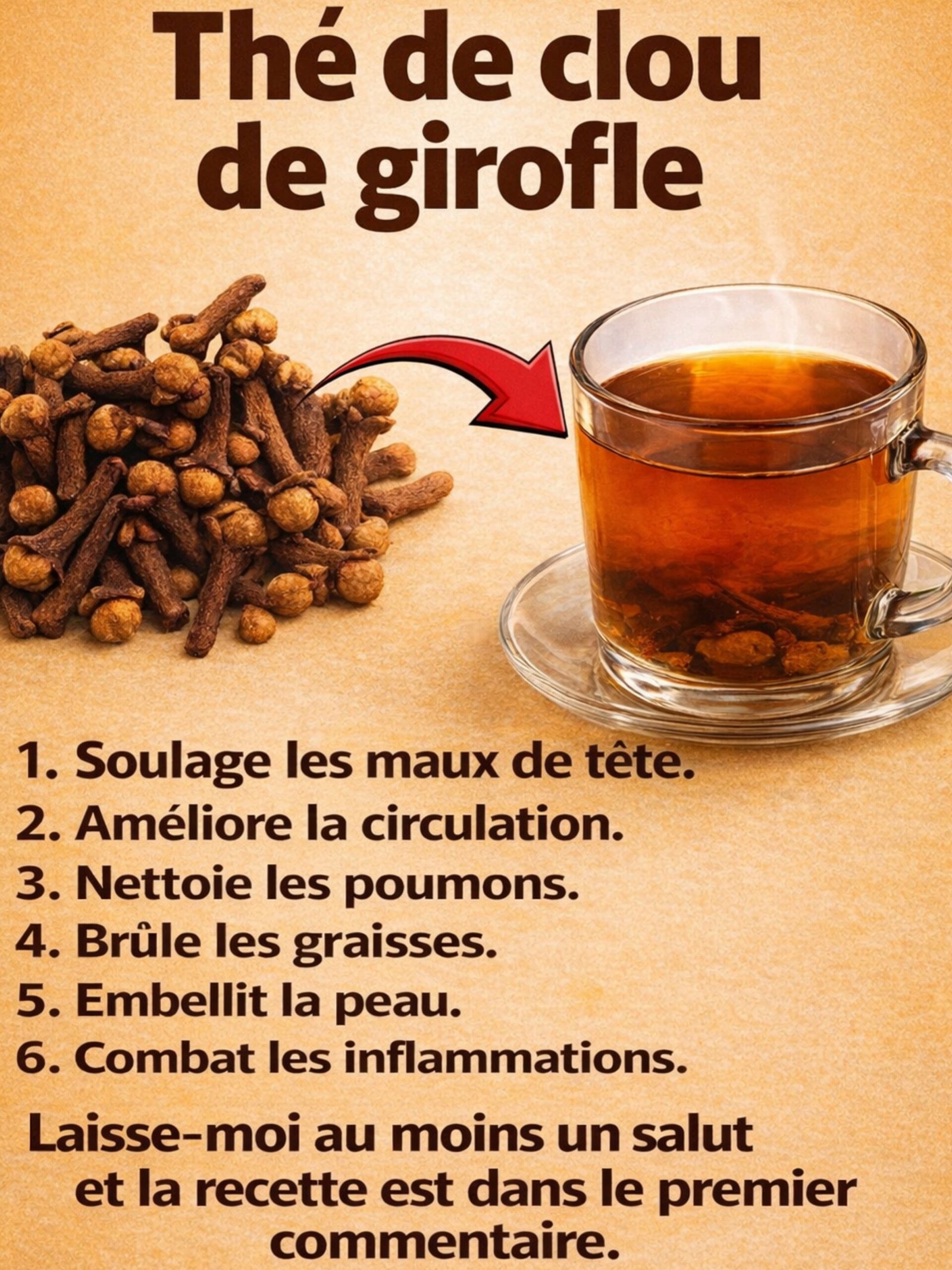 Le Secret Millénaire Révélé : Ce Thé au Clou de Girofle Va Transformer Votre Santé (Vous Ne Croirez Pas Ses Bienfaits) !