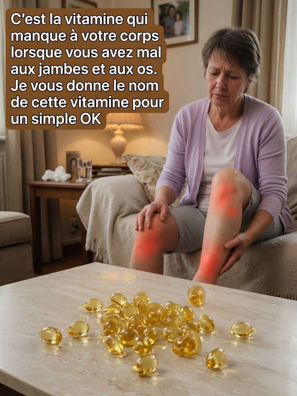 Douleurs aux Jambes et aux Os ? Découvrez la Vitamine Essentielle que Personne Ne Vous Dit (Et Pourquoi Vous en Manquez Probablement !)