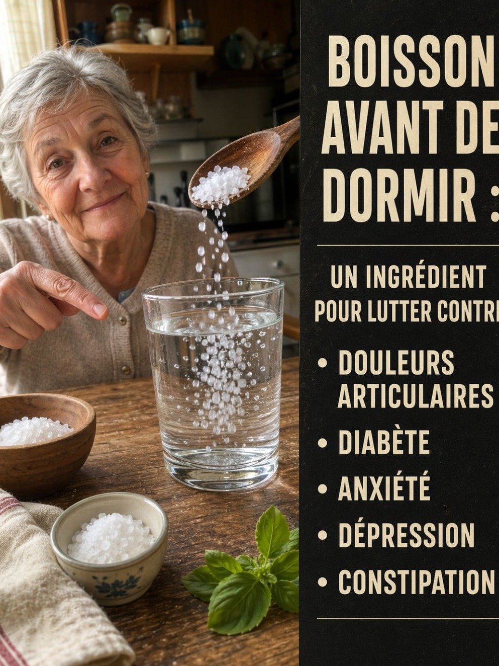 Le Secret Nocturne Révélé : Un SEUL Ingrédient à Boire Avant de Dormir pour Transformer Votre Santé et Votre Sommeil Profondément !