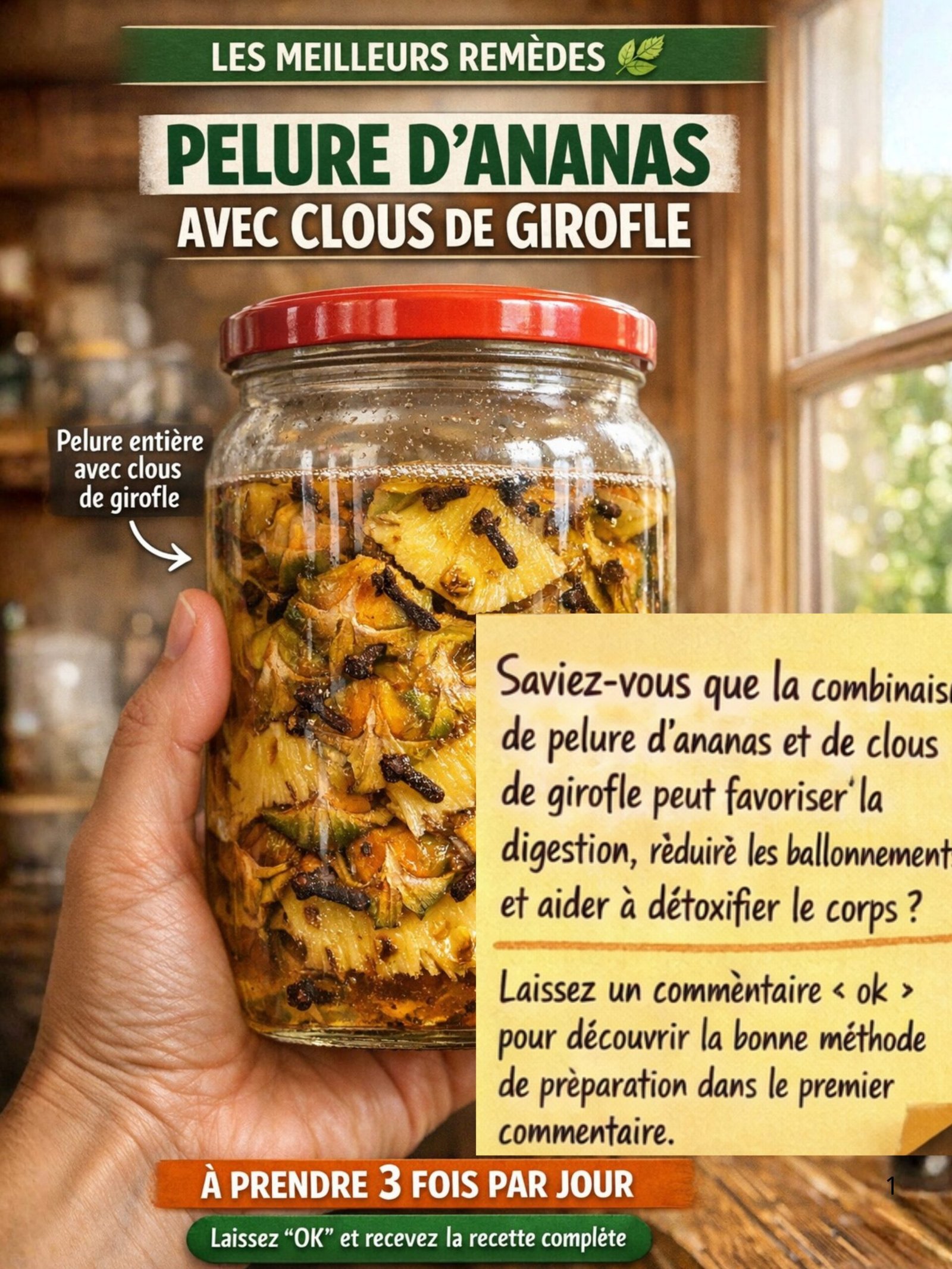 STOP ! Vous Jetez L'Ingrédient MAGIQUE ? Découvrez Comment Les Épluchures D'Ananas et Les Clous de Girofle Vont Transformer Votre Santé (Digestion, Détox, Immunité)