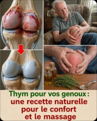 Dites Adieu aux Douleurs de Genoux ! Comment le Thym Peut RÉGÉNÉRER Votre Cartilage Naturellement (14 Preuves Étonnantes) !