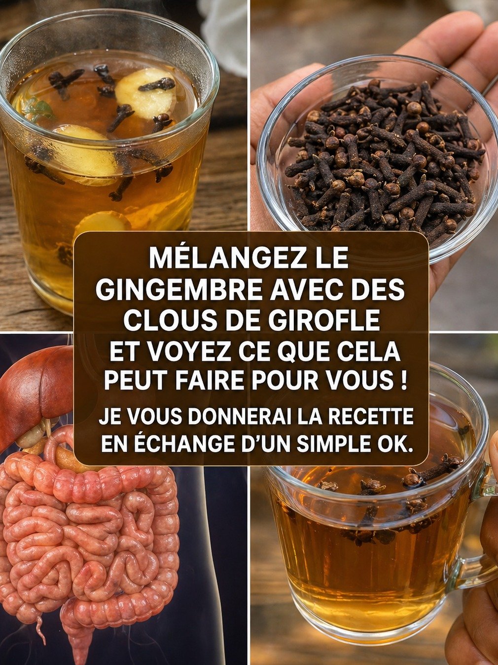 Ne PASSEZ PAS à côté ! Le tonique gingembre-clou de girofle qui va RÉVOLUTIONNER votre bien-être au quotidien (Recettes Étape par Étape)