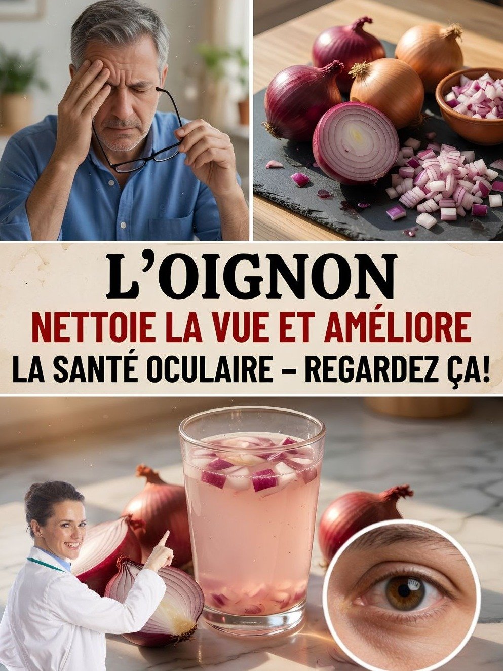 Le Secret Oublié de l'Oignon : 5 Jours Pour une Vue Époustouflante SANS Lunettes Ni Chirurgie (Des Milliers Témoignent) !
