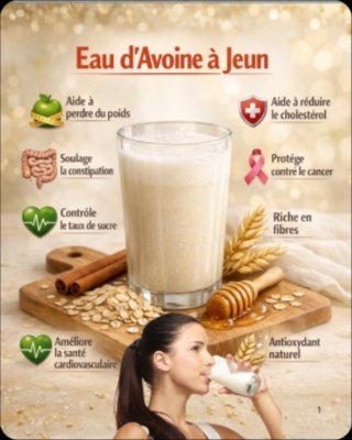 Le Secret Méconnu pour Perdre Jusqu'à 3kg en 2 Semaines : Votre Guide Complet de l'Eau d'Avoine !