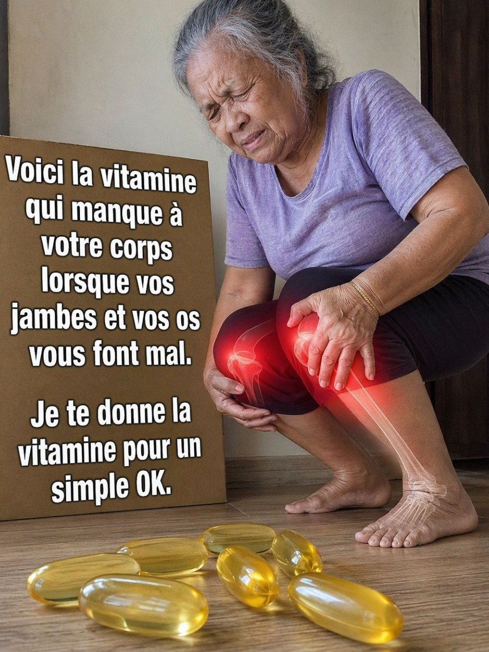 Douleurs aux Jambes et aux Os ? NE PASSEZ PAS À CÔTÉ de CETTE Vitamine Essentielle Qui Va Tout Changer !