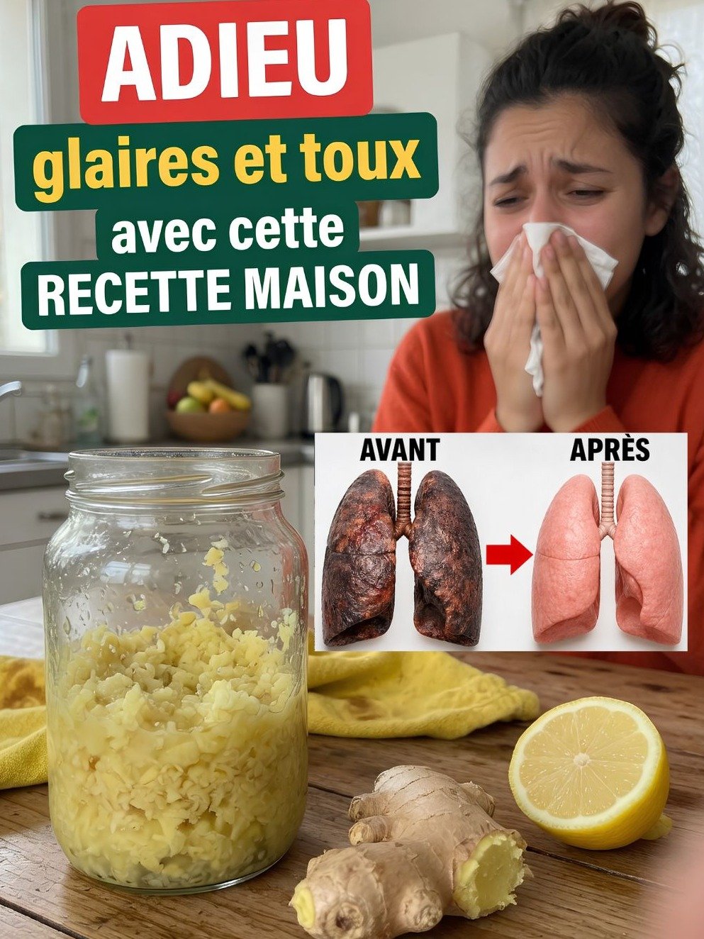 Le Remède Secret qui DÉBLOQUE vos Poumons et Élimine Toux, Sinusite et Maux de Gorge en Temps Record !