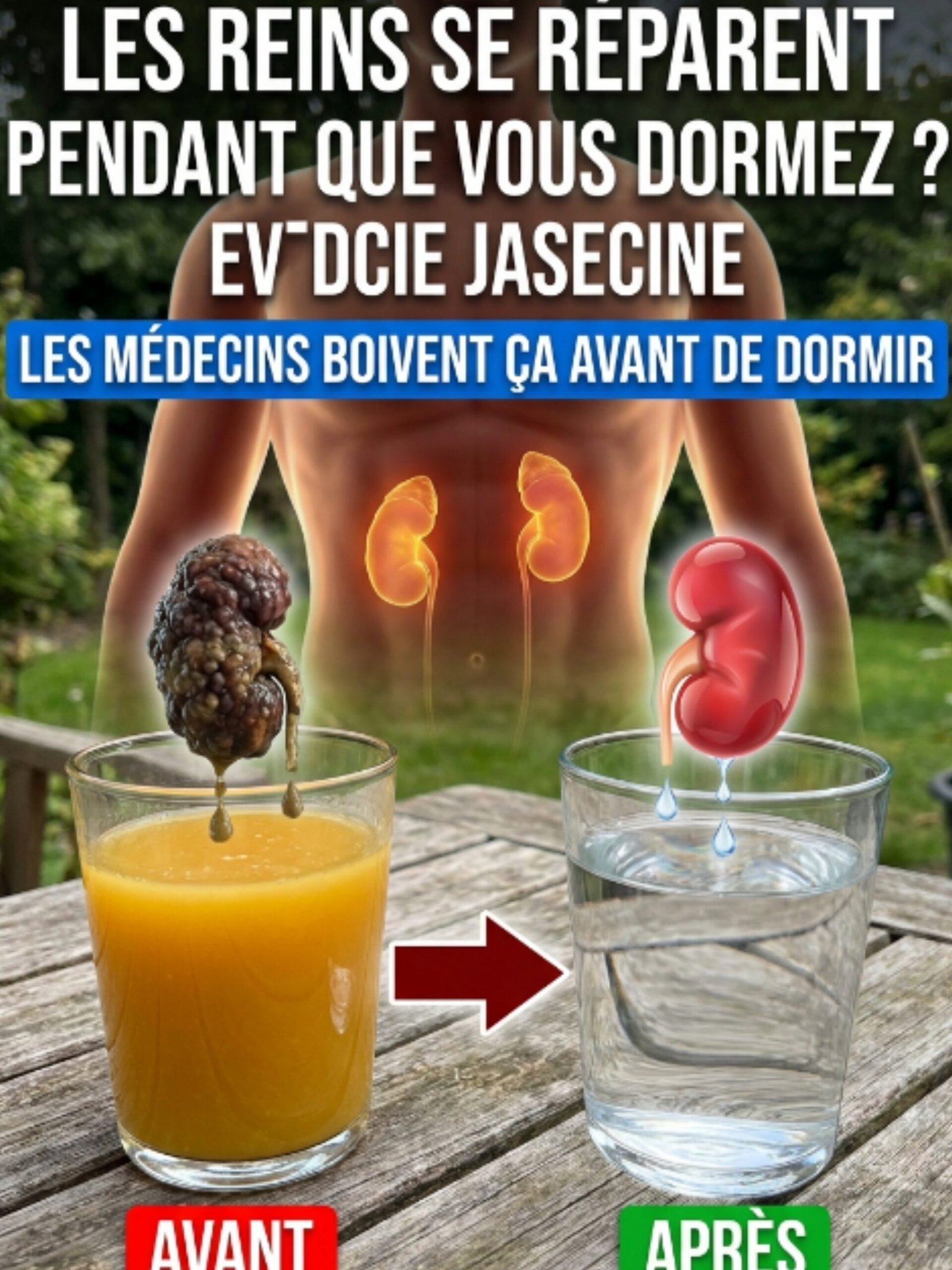 Le Rituel Nocturne Révolutionnaire : 4 Boissons Secrètes Pour Des Reins En Pleine Forme Pendant Que Vous Dormez !