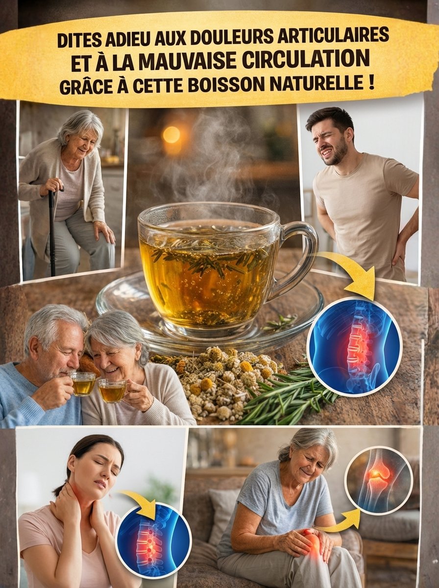 Le Secret Révélé : Cette Boisson Ancestrale aux 3 Ingrédients VA Éliminer Votre Arthrite et Booster Votre Circulation en 21 Jours !