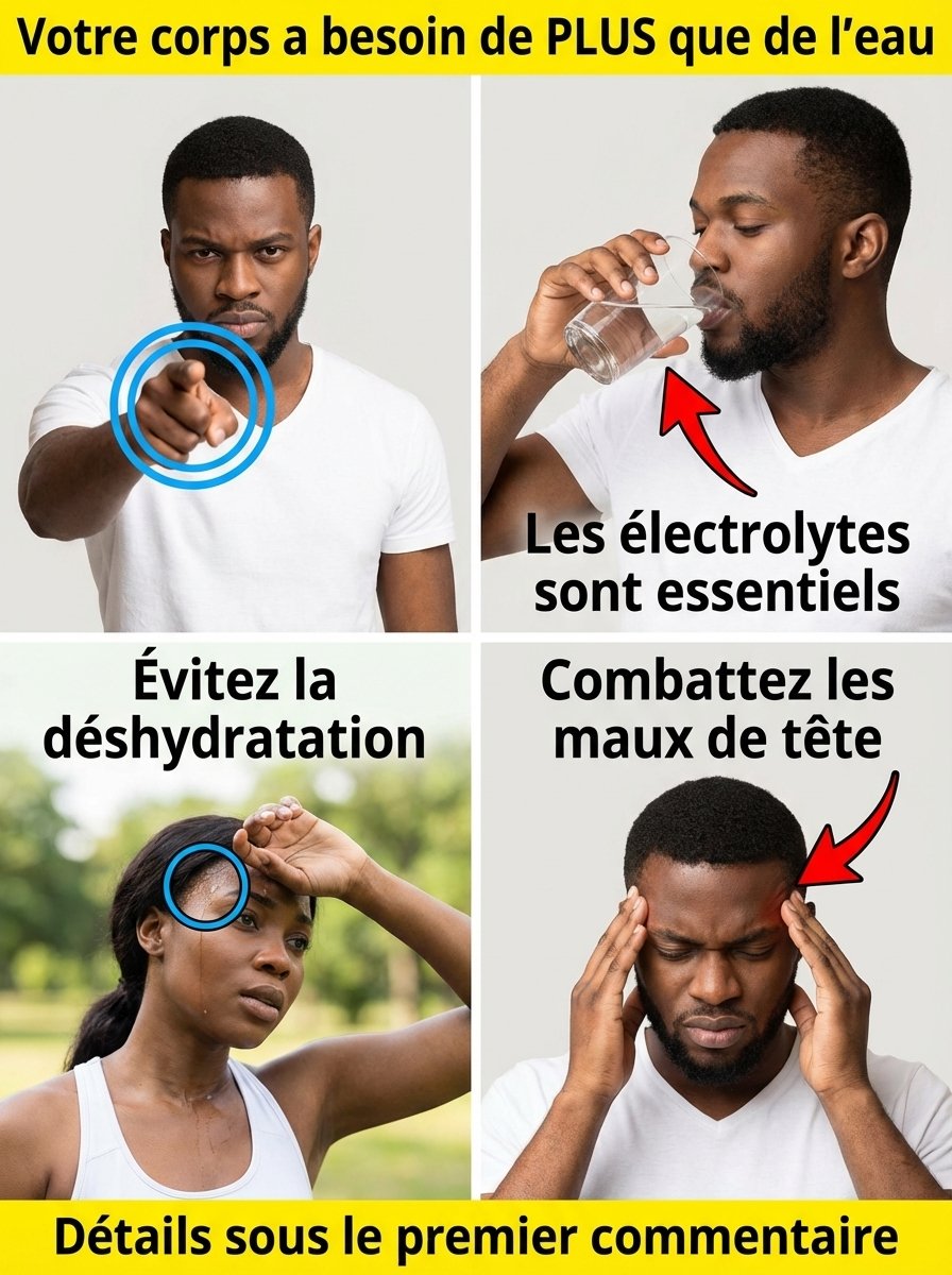 Le Secret Choc que Personne ne Vous Dit sur l'Hydratation : Pourquoi Boire de l'Eau Seule ne Suffit PAS (et ce que les Experts Recommandent VRAIMENT) !